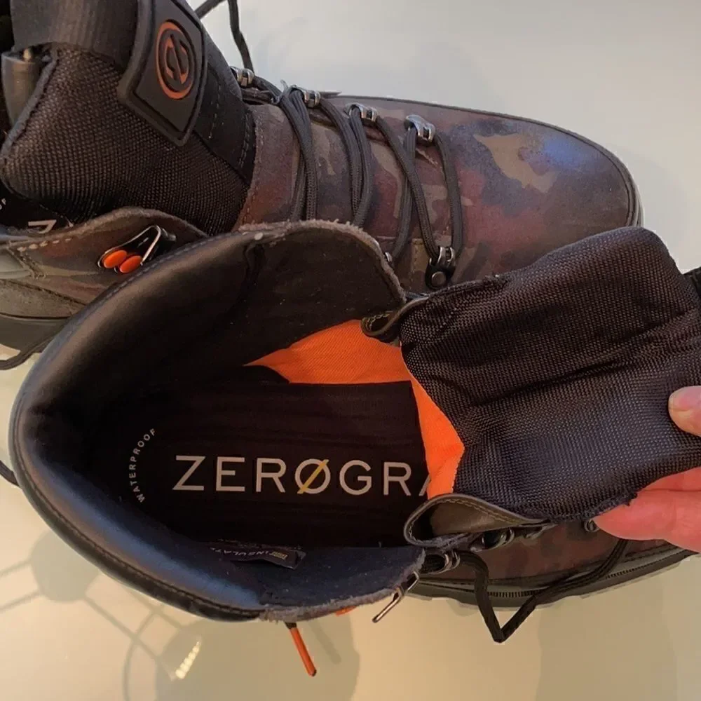 Cole Haan NWT zerogrand waterproof Camouflage boots very light and cool $250 - Picture 10 of 12